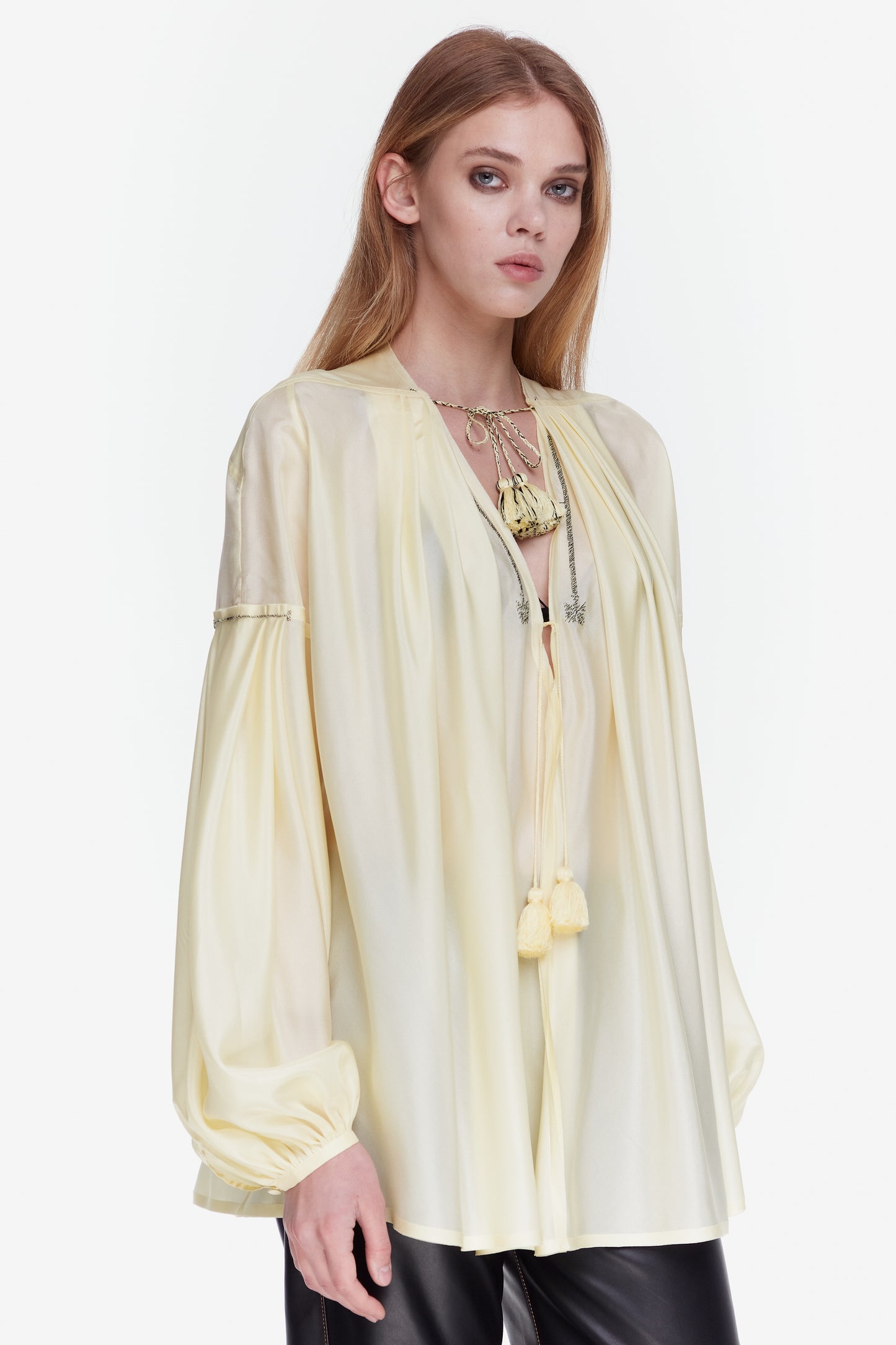 NIGHTWATCHING PALE YELLOW SHIRT