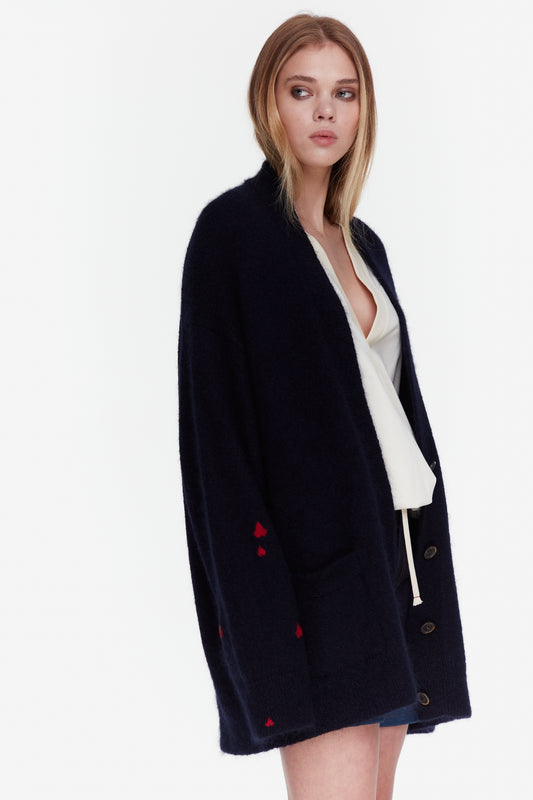 КАРДИГАН З СЕРЦЯМИ